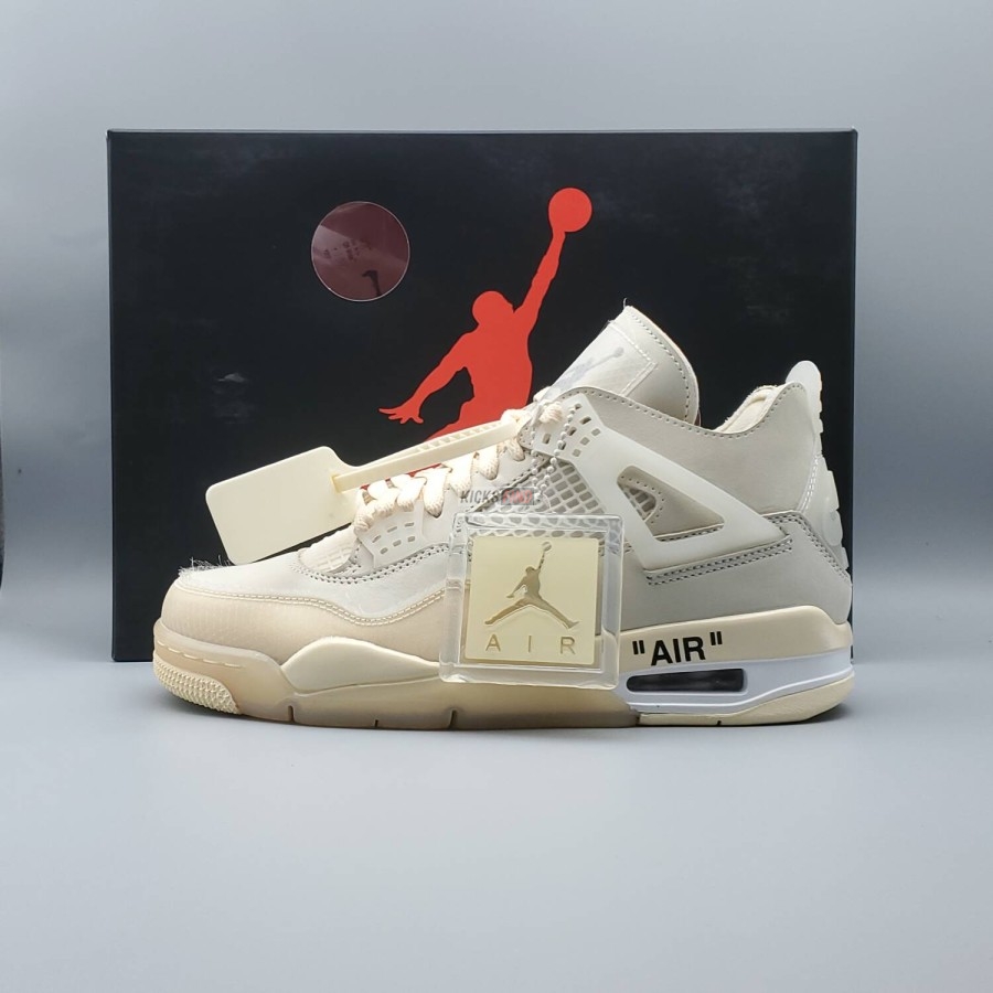 Off-White×Nike WMNS AirJordan4 SP Sail 